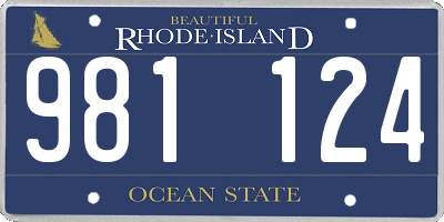 RI license plate 981124