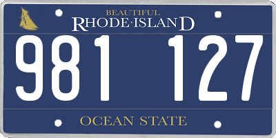 RI license plate 981127