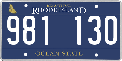 RI license plate 981130