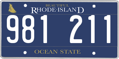 RI license plate 981211