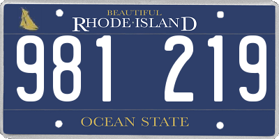 RI license plate 981219