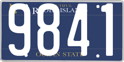 RI license plate 9841