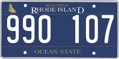 RI license plate 990107