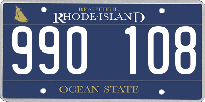 RI license plate 990108