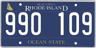 RI license plate 990109