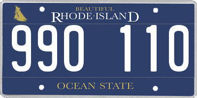 RI license plate 990110