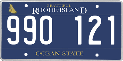 RI license plate 990121