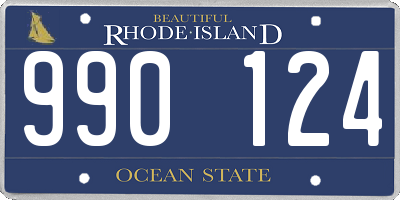 RI license plate 990124