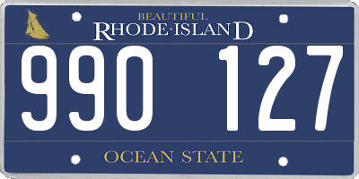 RI license plate 990127