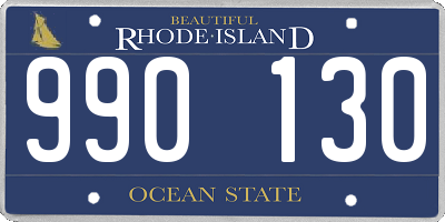 RI license plate 990130