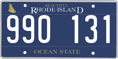 RI license plate 990131