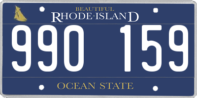 RI license plate 990159