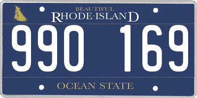 RI license plate 990169