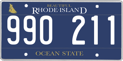 RI license plate 990211