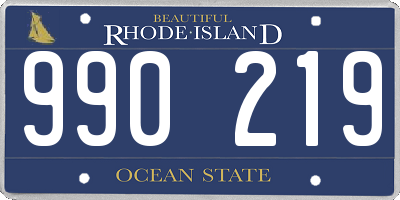 RI license plate 990219