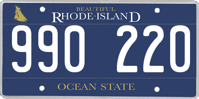 RI license plate 990220