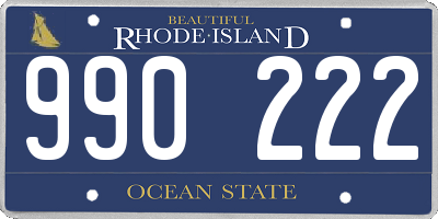 RI license plate 990222