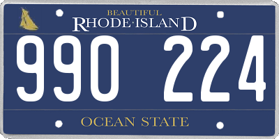 RI license plate 990224