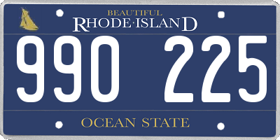 RI license plate 990225