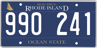 RI license plate 990241