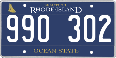 RI license plate 990302