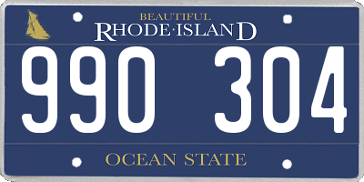RI license plate 990304