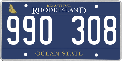 RI license plate 990308
