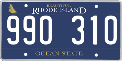 RI license plate 990310