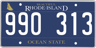 RI license plate 990313