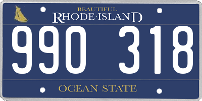 RI license plate 990318