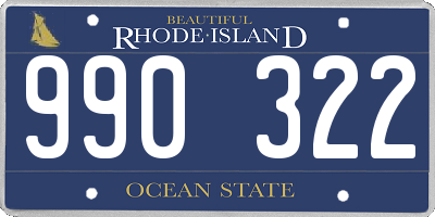 RI license plate 990322