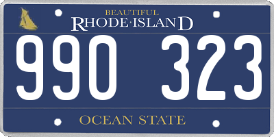 RI license plate 990323