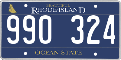 RI license plate 990324