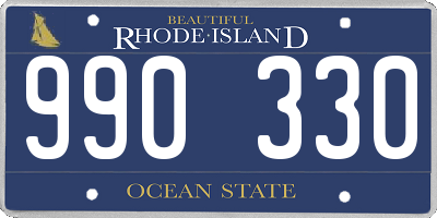 RI license plate 990330