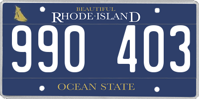 RI license plate 990403