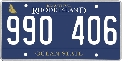 RI license plate 990406