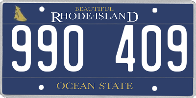 RI license plate 990409