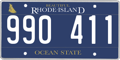 RI license plate 990411