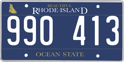 RI license plate 990413
