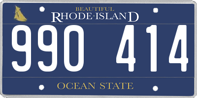 RI license plate 990414