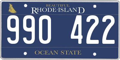 RI license plate 990422