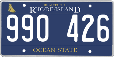 RI license plate 990426