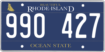 RI license plate 990427