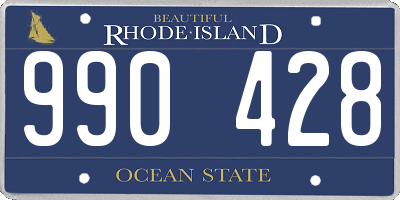 RI license plate 990428