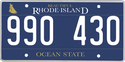 RI license plate 990430