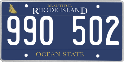 RI license plate 990502