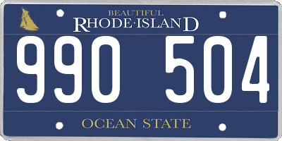 RI license plate 990504