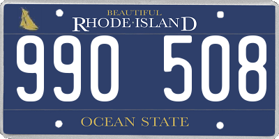 RI license plate 990508
