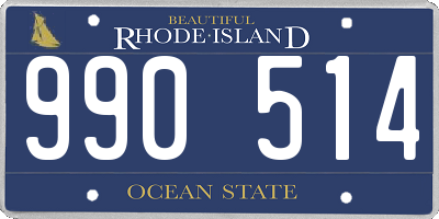 RI license plate 990514