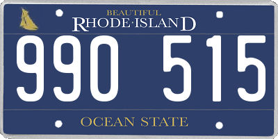 RI license plate 990515